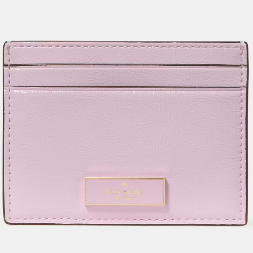Kate Spade Pastel Purple Leather Card Holder